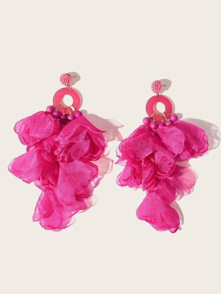 PINK CRUSH DROP EARRINGS